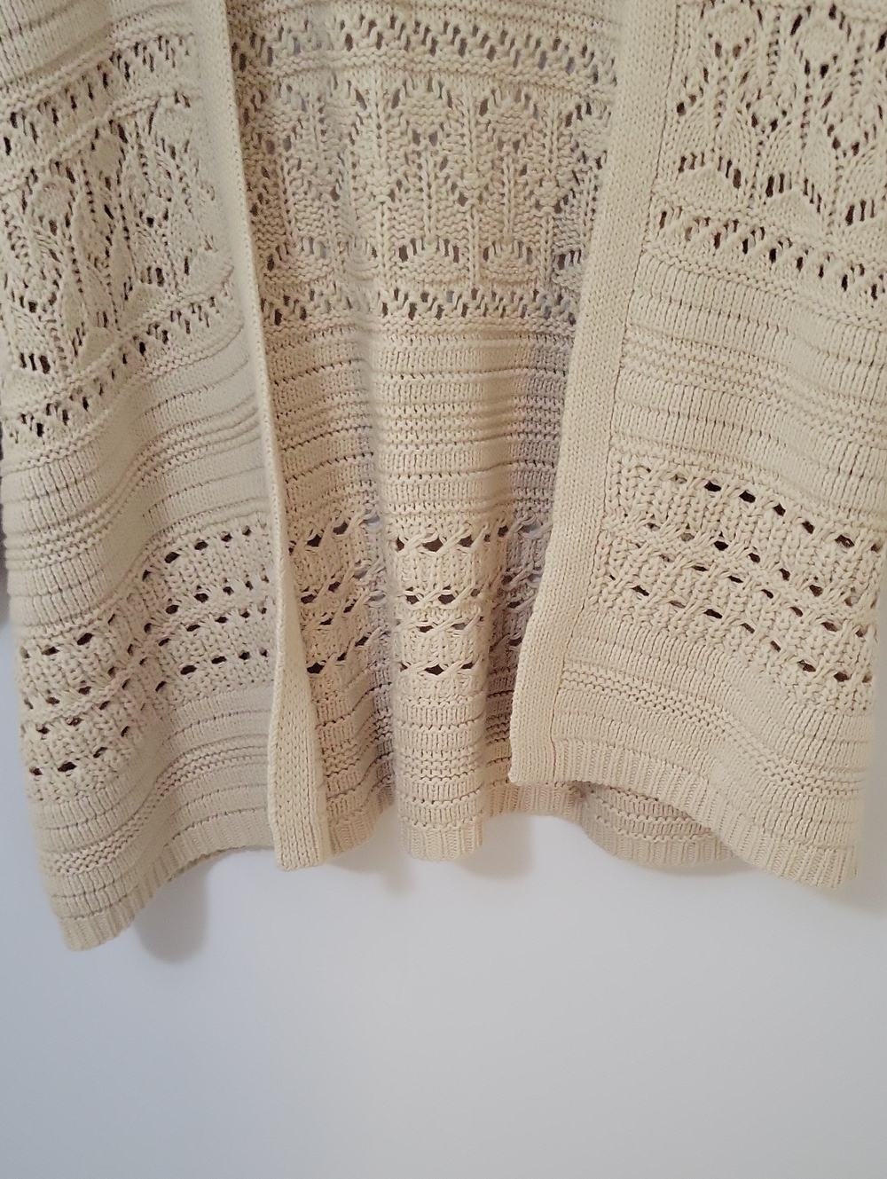 Lucky Brand Open-Knit Cardigan Sweater, Size Small - Picture 6 of 7